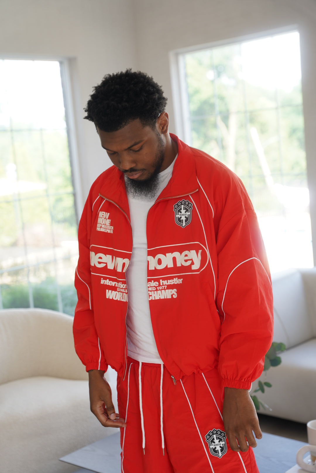 Red Track Jacket