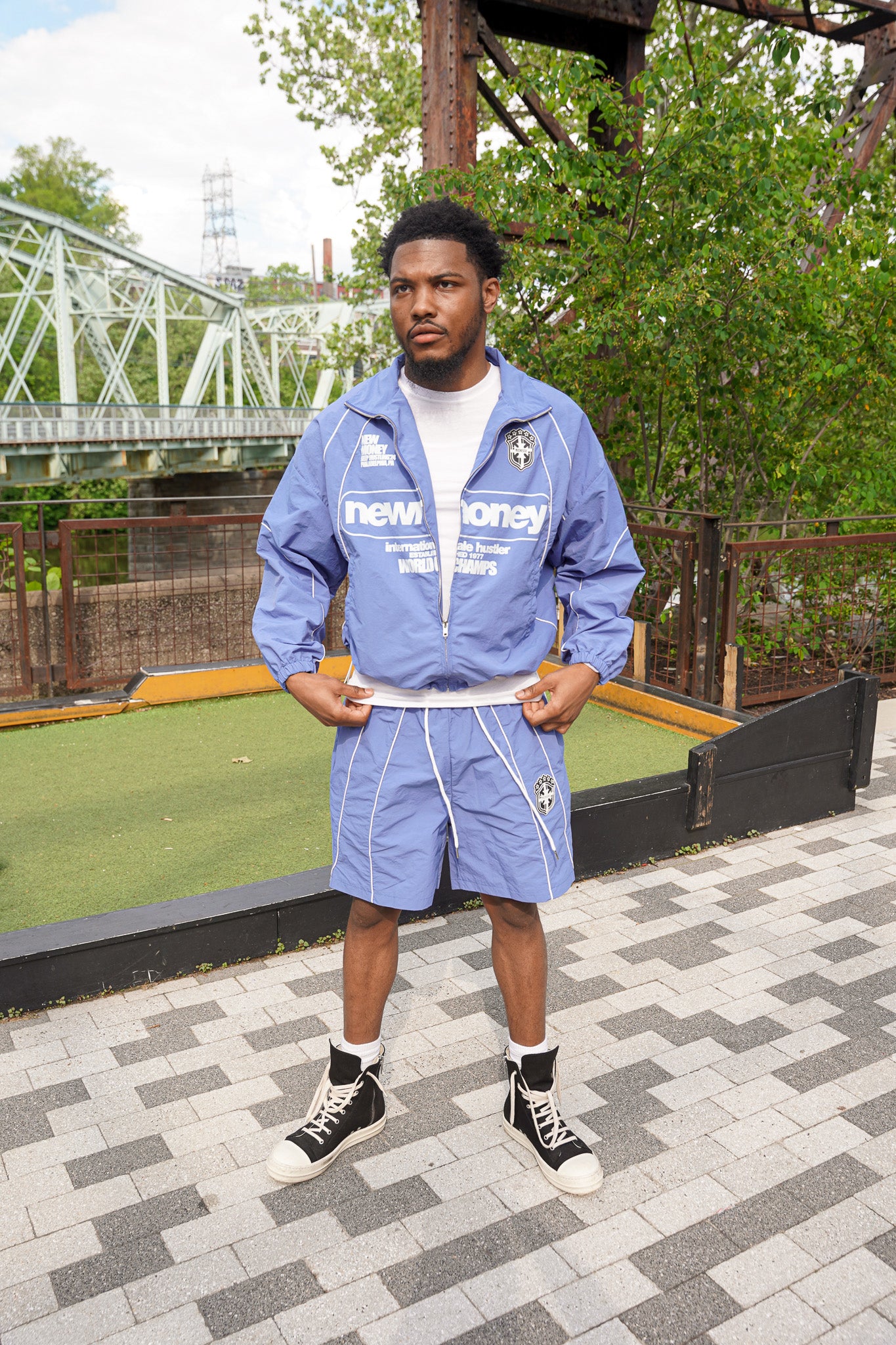Blue Track Jacket