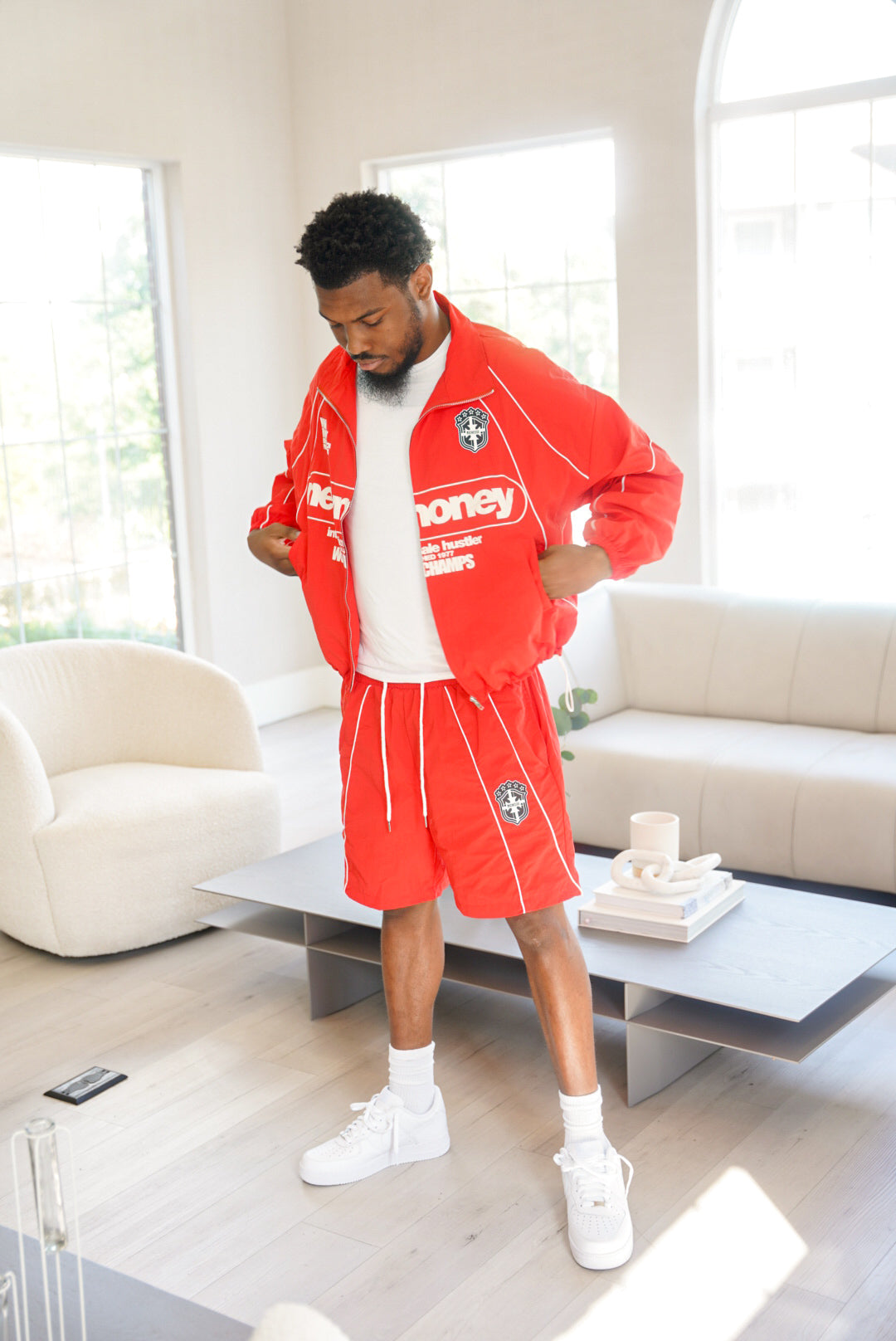 Red Track Jacket