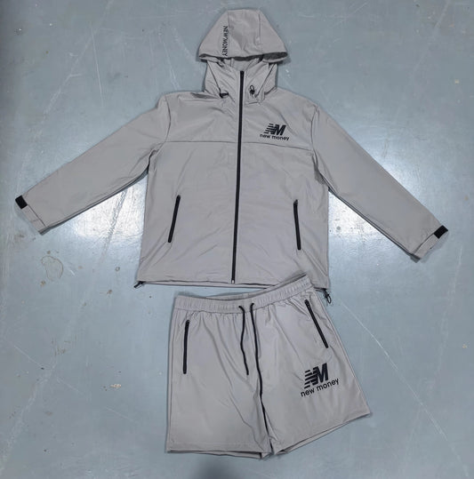Grey Newbie Short Set